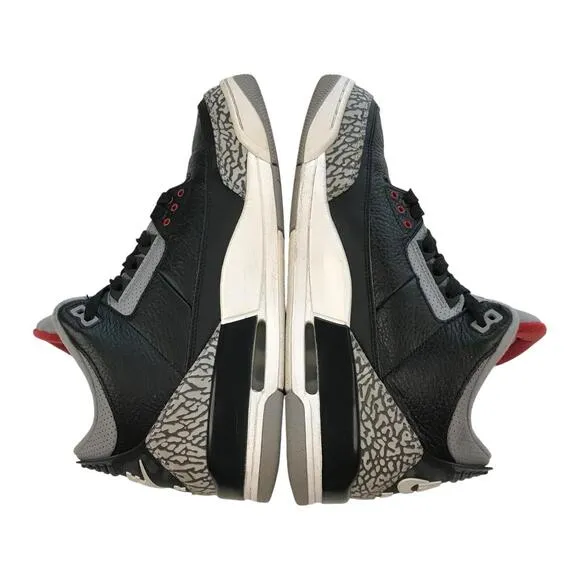 SIZE 10 - 2018 AIR JORDAN 3 RETRO OG BLACK CEMENT BC3 III NIKE TRAVIS 854262-001