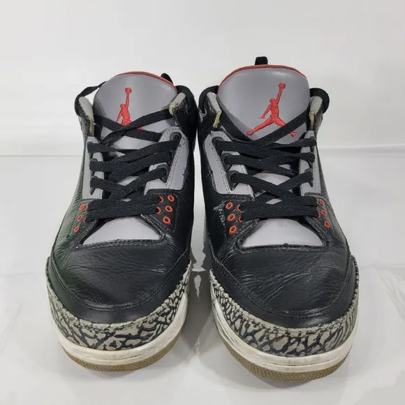 Size 10- Air Jordan 3 Retro 2011 Black Cement