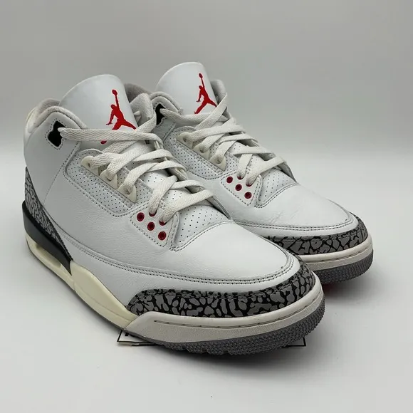 Size 10 - Jordan 3 Retro Mid White Cement Reimagined (DN3707-100)