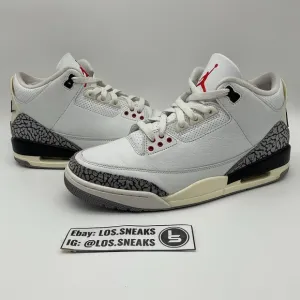 Size 10 - Jordan 3 Retro Mid White Cement Reimagined (DN3707-100)