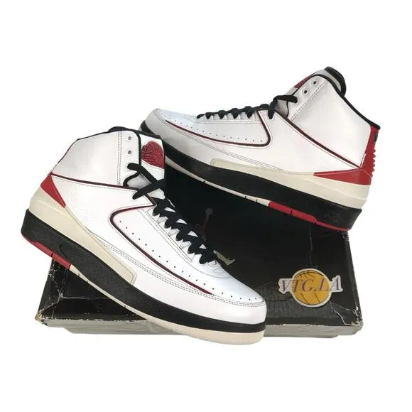 Size 11 - Air Jordan 2 Retro QF 2010 Varsity Red White Nike II Travis 395709-101