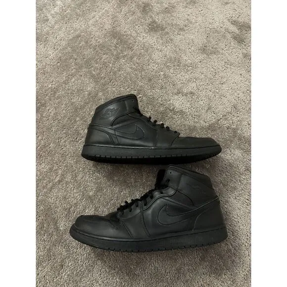 Size 13 - Jordan 1 Mid‎ Black White