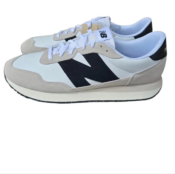 Size 16 &amp; 17 - New Balance 237 Lifestyle Sneakers White Black Comfort