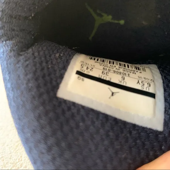 Size 6.5- Jordan 10 Retro Rio 2016