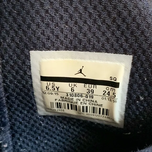 Size 6.5- Jordan 10 Retro Rio 2016