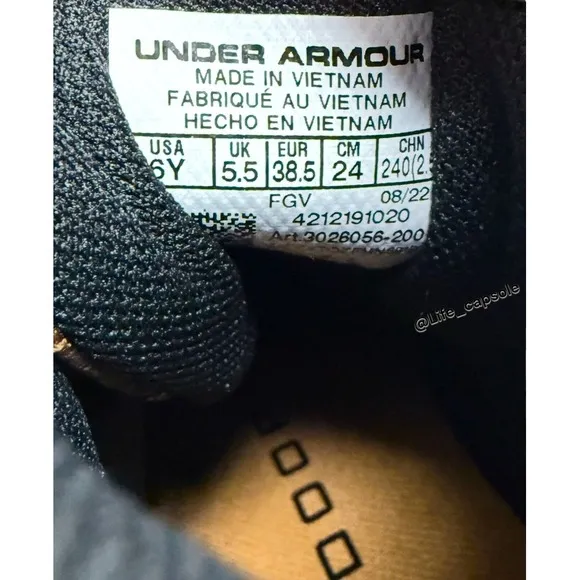 Size 6Y Under Armour Stellar‎ G2 6&quot; Tactical Boots Hiking Brown Outdoor Boys New