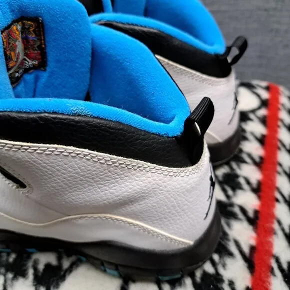 Size 7 Youth Nike Air Jordan Sneakers Blue and White, 31806-106
