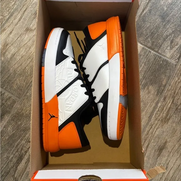 Size 9 - Jordan Nu Retro 1 Low Shattered Backboard Men’s Sneakers Red