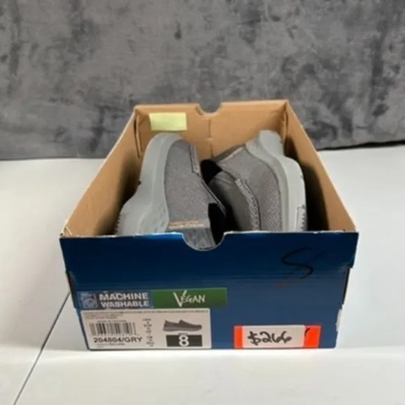 Skechers Slip-Ins Parson Relaxed Fit Moccasin‎ Loafers Comfort Shoes Gray Mens 8