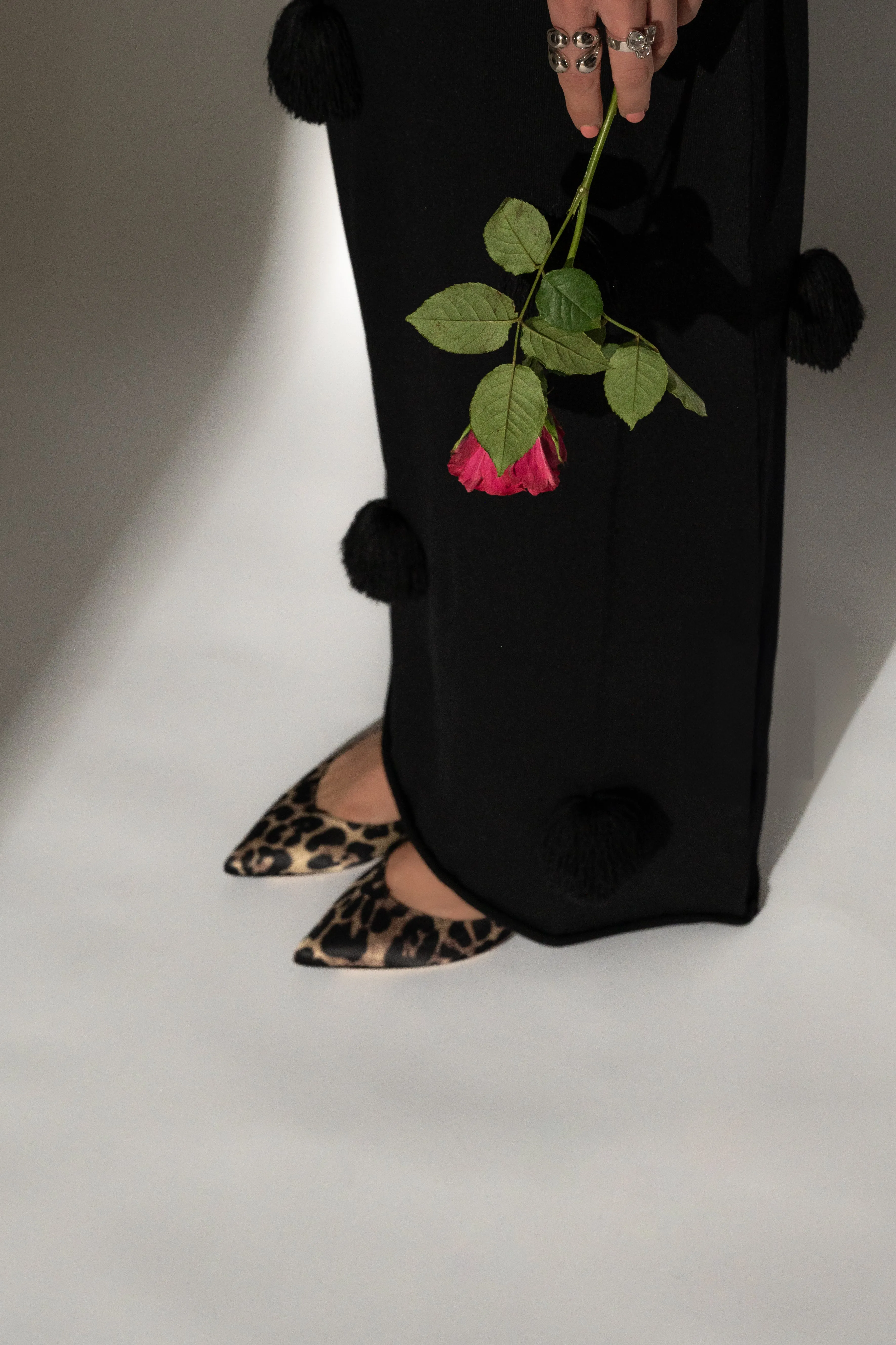 Slingback Flat Malin 600 | Leopard Satin