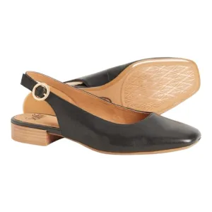 SOFFT Black Leather Endora Comfort Slingback Ballet Flats NWT