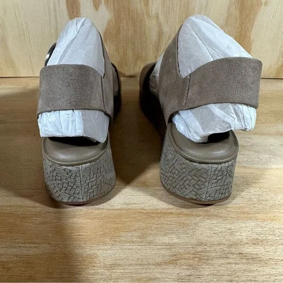 Sofft Faedra Light Grey Ankle Strap Sandals Women’s Size 9.5
