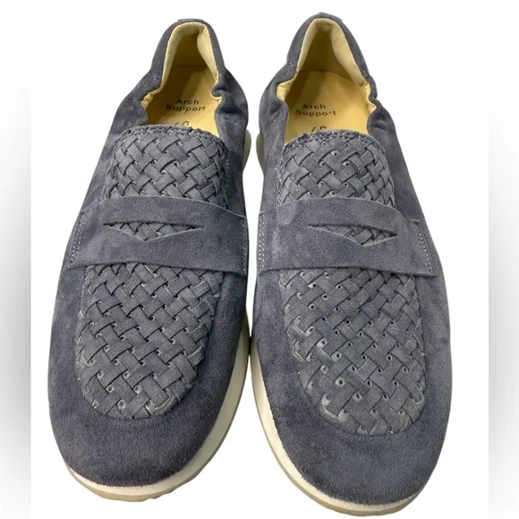 Softwaves Women's Perla In Denim Blue Velour Suede Size 36 (US 6)