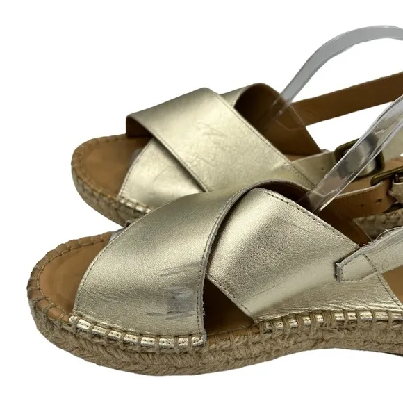 SOLUDOS Eloise Espadrille Sandals Platinum