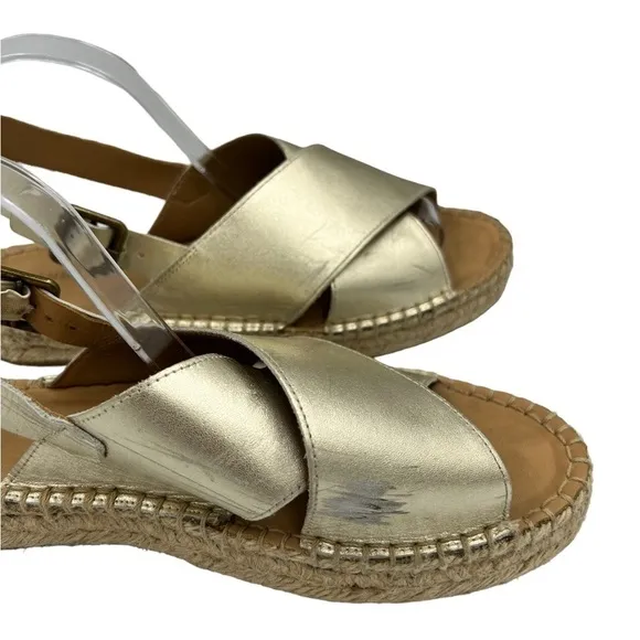 SOLUDOS Eloise Espadrille Sandals Platinum