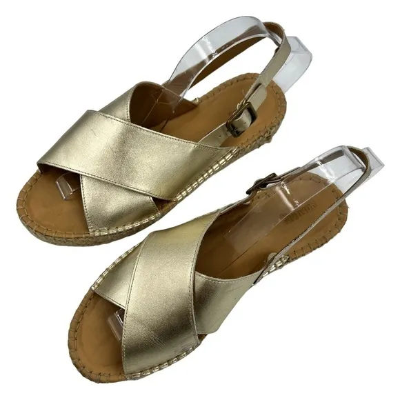 SOLUDOS Eloise Espadrille Sandals Platinum