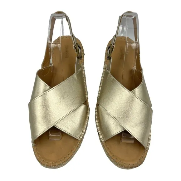 SOLUDOS Eloise Espadrille Sandals Platinum