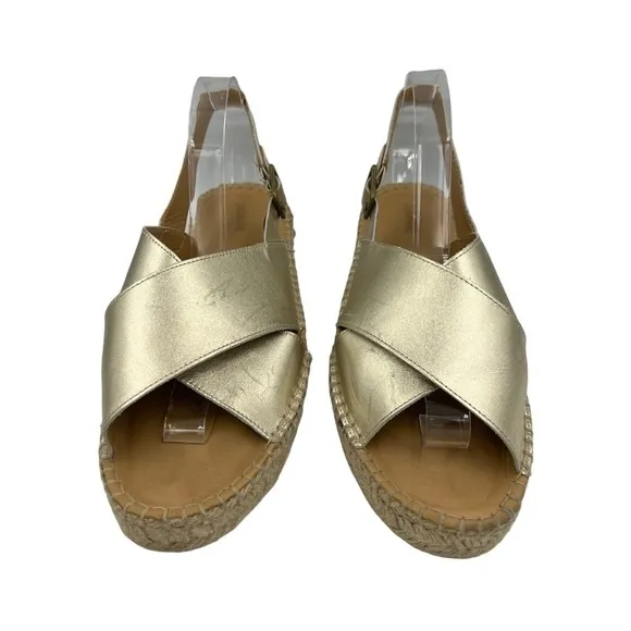 SOLUDOS Eloise Espadrille Sandals Platinum
