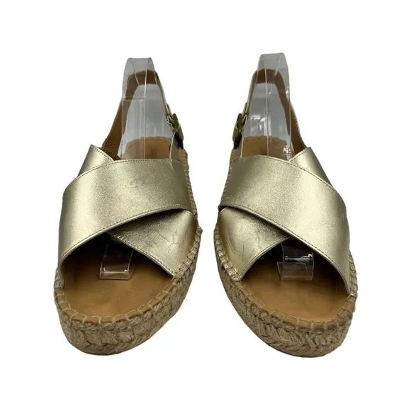 SOLUDOS Eloise Espadrille Sandals Platinum