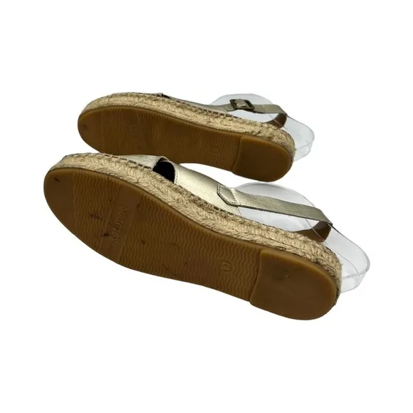 SOLUDOS Eloise Espadrille Sandals Platinum