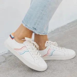 Soludos Retro Stripe Sneaker