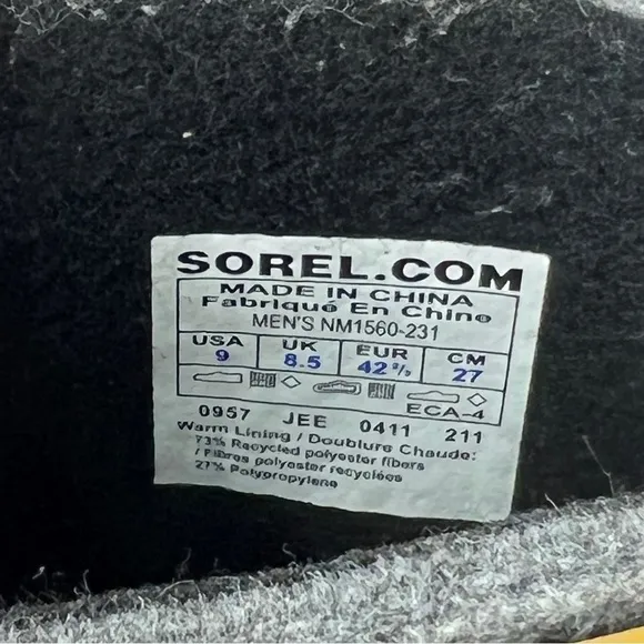 Sorel 1964 Premium T CVS Cordovan Waterproof Snow Boots NM1560-231 Size 9.