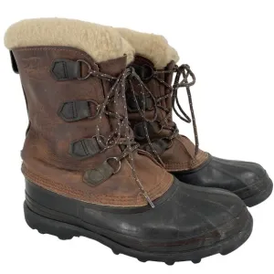 Sorel Bighorn Leather Snow Boots Size 9