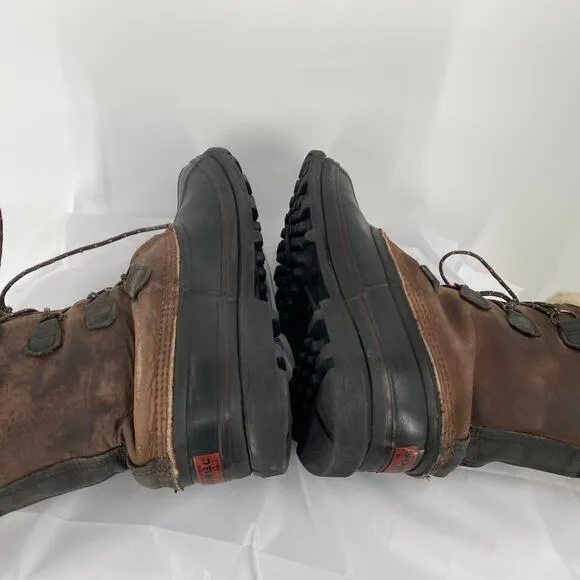 Sorel Bighorn Leather Snow Boots Size 9