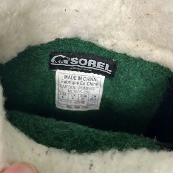 Sorel Caribou Snow Boots Women’s Size 6 EUC