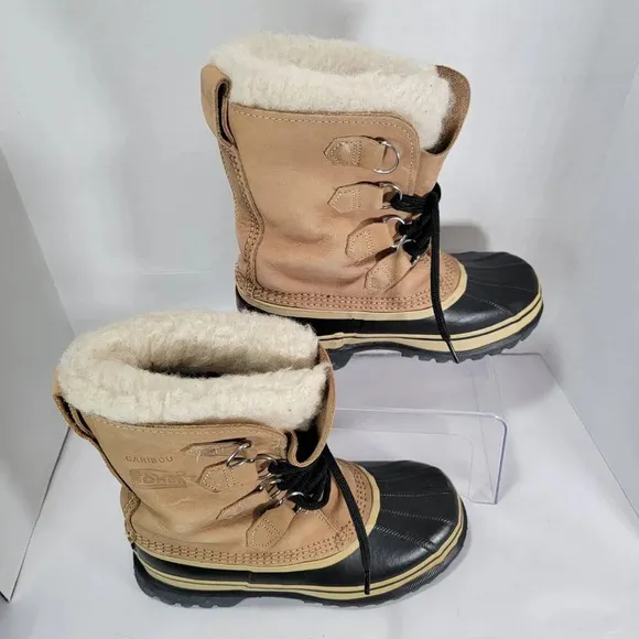 Sorel Caribou Womens 6 Winter Snow Boots Waterproof Insulated Warm Gorpcore