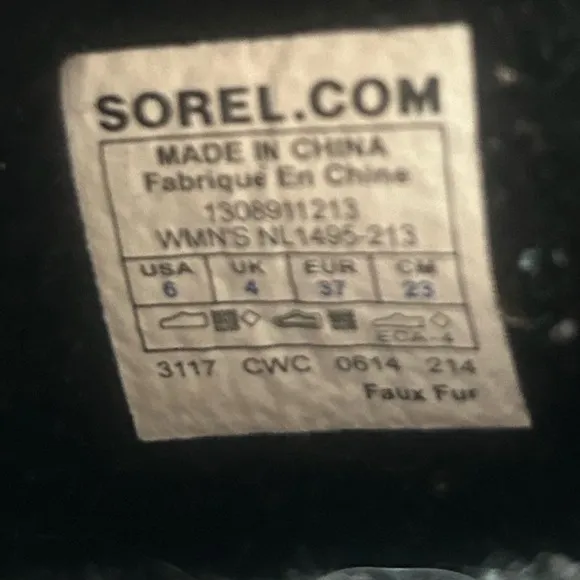 Sorel Carnival Winter Snow Boots Womens Size 6