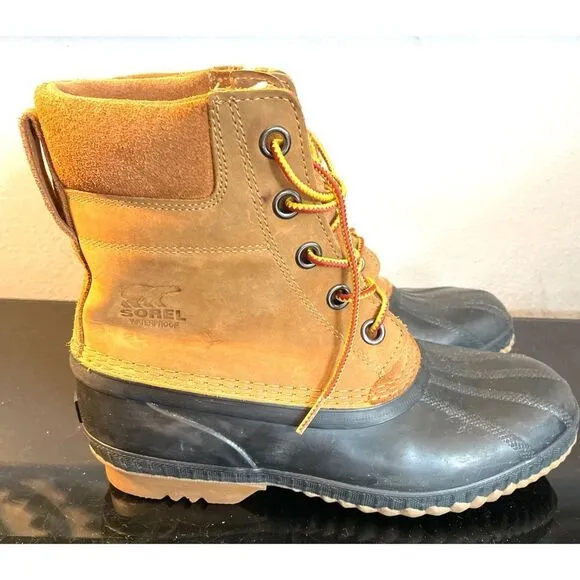 Sorel Cheyanne II Lace Waterproof Winter Snow Boots Youth SZ 7 Front Laces Lined