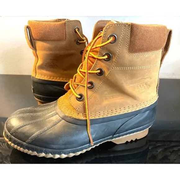 Sorel Cheyanne II Lace Waterproof Winter Snow Boots Youth SZ 7 Front Laces Lined