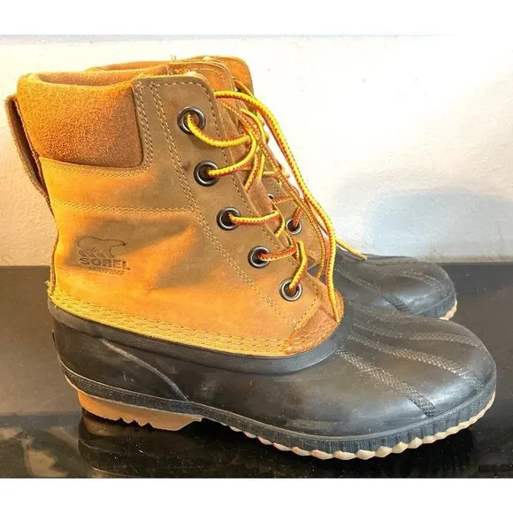 Sorel Cheyanne II Lace Waterproof Winter Snow Boots Youth SZ 7 Front Laces Lined