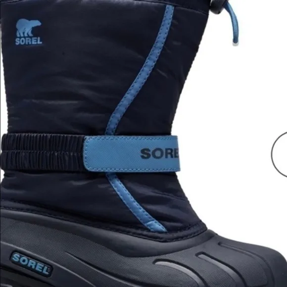 SOREL collegiate Navy Atmosphere Snow Boots