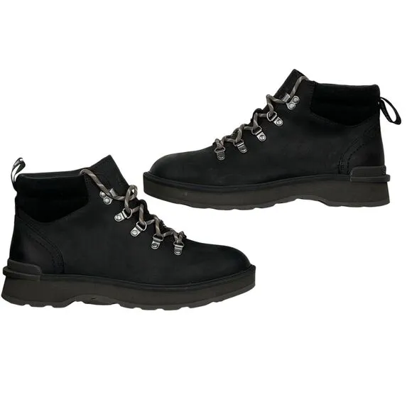 Sorel Hi Line Hiking Boot Women's SZ 10.5 Black Suede Leather NEW Athletic Chunk