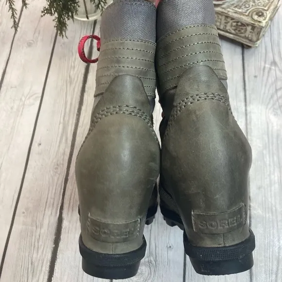 Sorel Lexie Lace Up Wedge Boots
