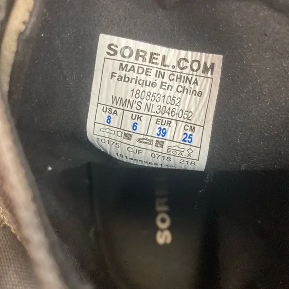 Sorel Lexie Lace Up Wedge Boots