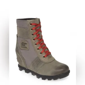 Sorel Lexie Lace Up Wedge Boots