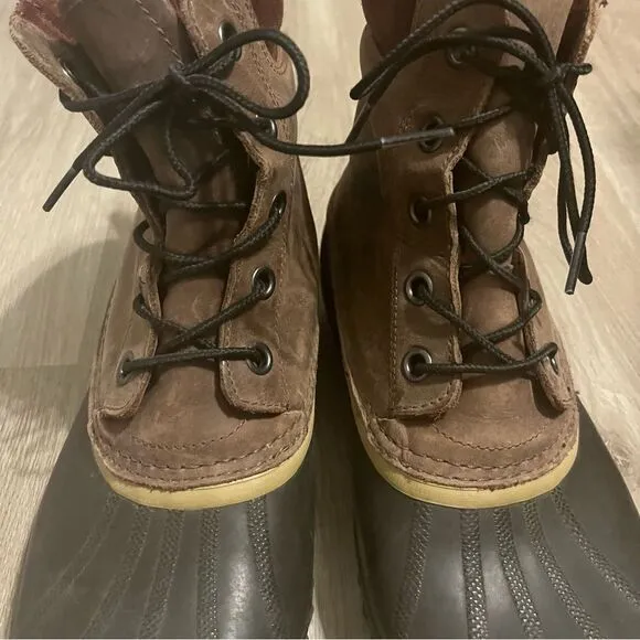 Sorel Men's Brown Classic Rubber Duck Boots
