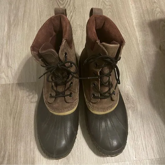 Sorel Men's Brown Classic Rubber Duck Boots