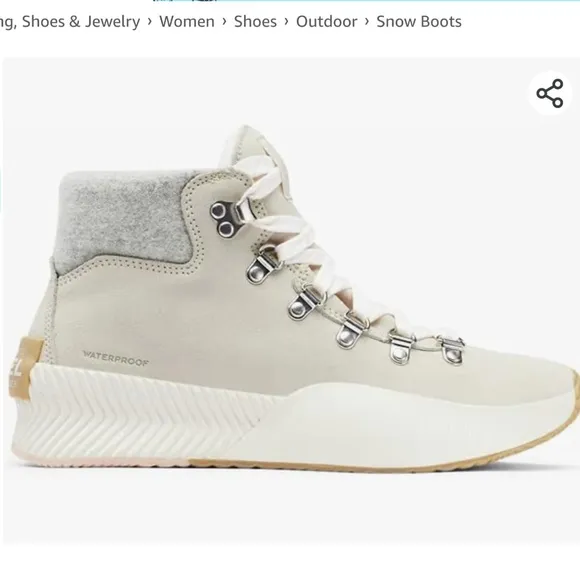 SOREL. out and about 111 conquest water proof boots Sz 9