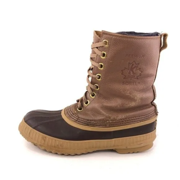 Sorel Premium Leather Waterproof Snow Boots 8