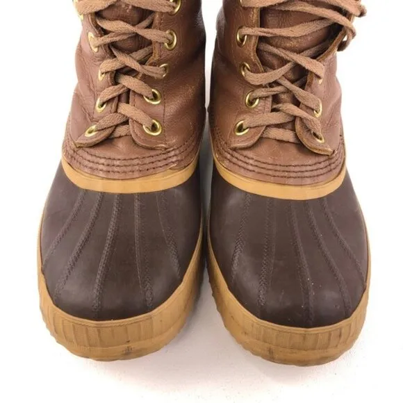 Sorel Premium Leather Waterproof Snow Boots 8