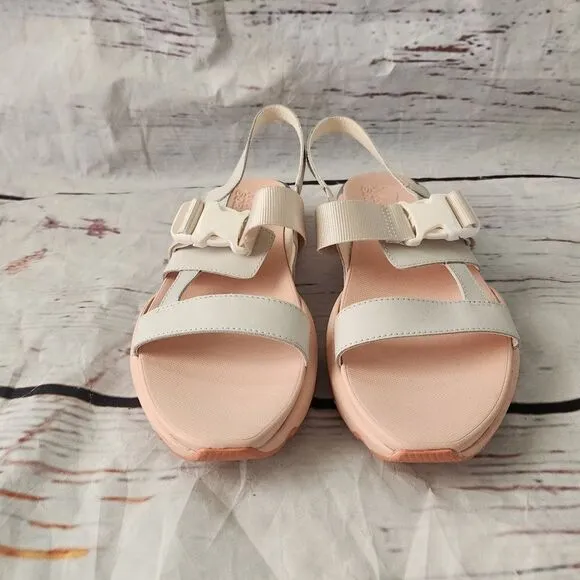Sorel Sea Salt &amp; Peach Blossom Kinetic Impact Sandal Size 9.5 NWOB
