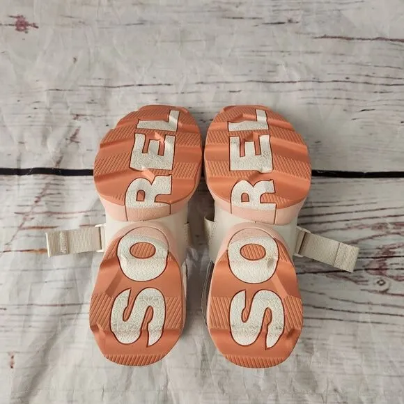 Sorel Sea Salt &amp; Peach Blossom Kinetic Impact Sandal Size 9.5 NWOB