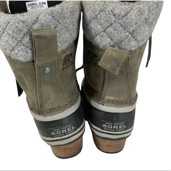 Sorel Slimpack Lace II Winter Snow Rain Boots Sz 5.5