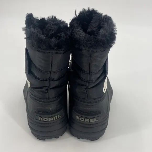 Sorel Toddler Black Snow Commander‎ Boots Size 8