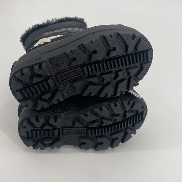 Sorel Toddler Black Snow Commander‎ Boots Size 8