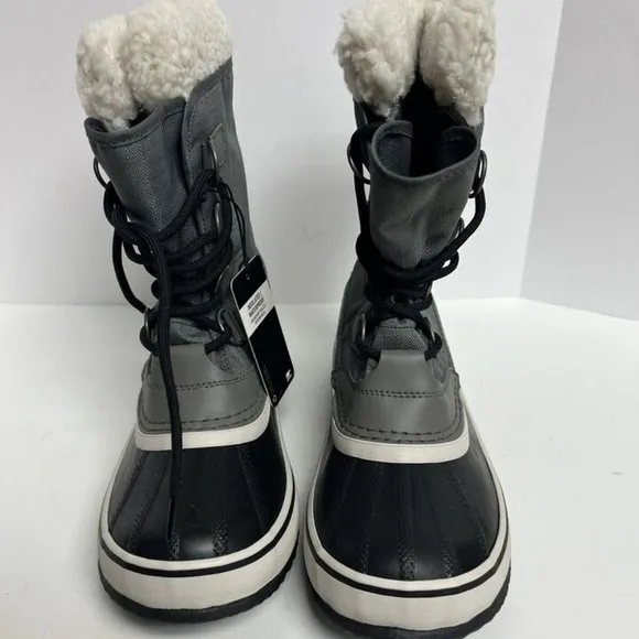 Sorel Women's Caribou Waterproof Snow Boots Gray, Size 8 M